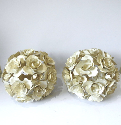 Vintage homebase rose - rose, metal
