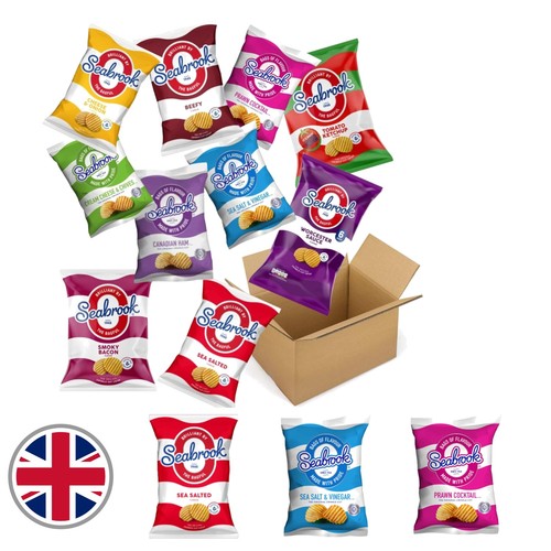 Crinkle crisps mixed - crisps:, box