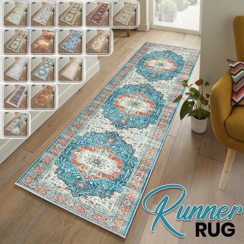 Non slip long hallway runner - long,