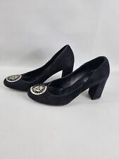 ANNE KLEIN women suede black