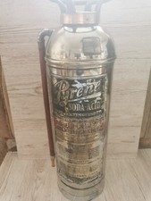 ANTIQUE PYRENE CHROME FIRE EXTINGUISHER