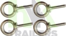 x4 Ifor Williams Eye Bolt, M8 x 35mm, Horsebox, Hay Net Ring, HB, Horse Trailer