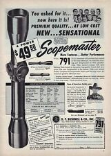 1953 magazine ad for Bushnell - Bushnell Scopemaster - 2 1/2, 4 or 6 Power