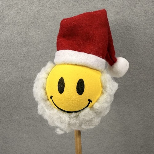 Vintage santa smiley face - vintage,