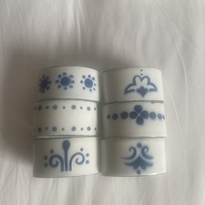 IKEA HEDER KATARINA BRIEDITIS ENAMEL DANISH NAPKIN RINGS FINEL