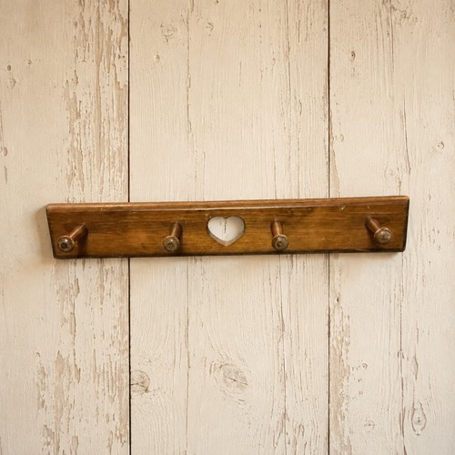 Vintage wood wall peg - vintage,