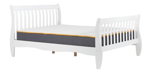 White solid pine - white,solid, curved