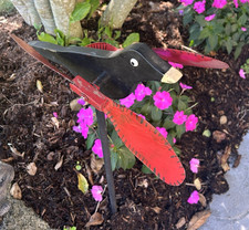 Hand made Whirlgig Bird Garden