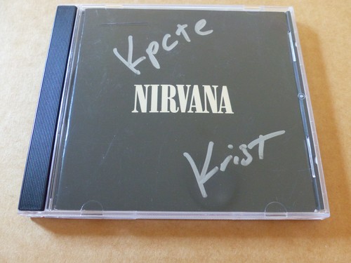 Nirvana krist novoselic signed - novoselic,