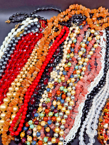 Bead necklaces job lot - job,