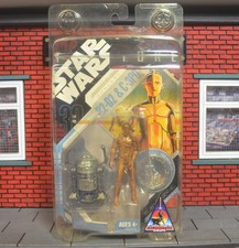 Star Wars 3.75" Action Figure Carded - Anniversary Concept R2-D2 C-3PO -