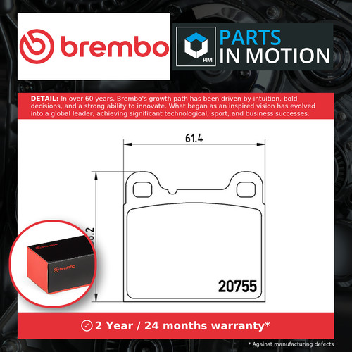 Brake pads set fits volvo - brake,