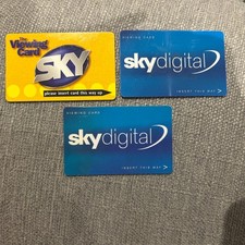 Vintage Sky Viewing Card Cards X 3 Collectable Rare