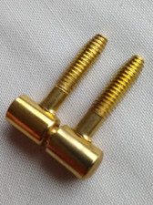 1 Pair of Anuba / Lift Off Cabinet Door Hinges, Brass Finish, 34mm x 26mm