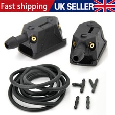 Washer jet wiper nozzle - washer, for