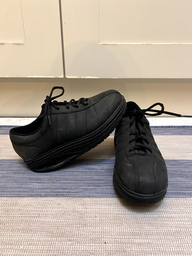 Comfortable black leather