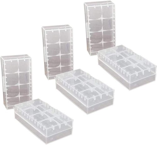 Pcs 18650 18350 cr123a - 6, 18650/18350/cr123a/17670