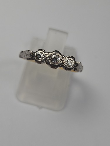 Antique 18ct gold platinum - 18ct,