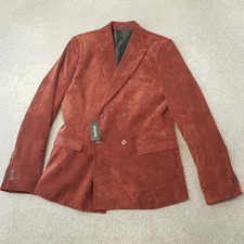 Boohoo Mens Jacket 38 Rust