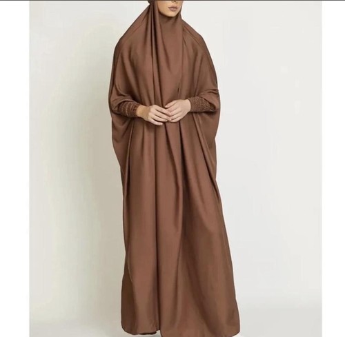 Brown satin overhead - brown,