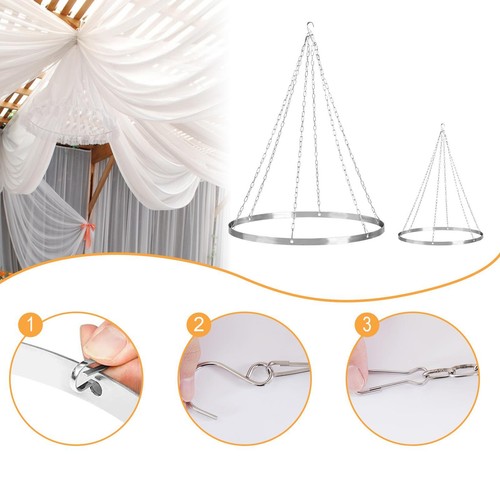 Ceiling drapes hanging kit - drapes,