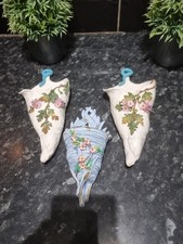 Vintage Porcelain Wall Pockets