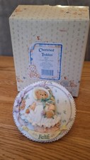 Cherished Teddies, 'Faith', Girls with Bonnets Plaque , 104140