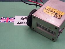 6 Digit Mechanical Counter + reset. 48Vdc pulse Made by ENM England 545