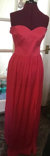 Bnwt aggi red strapless maxi - aggi,