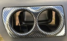 Vauxhall Astra H MK5 VXR Air Vent Double Gauge Pod adapter Carbon Fibre ABS LHD