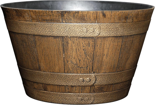 Whiskey barrel planters - barrel,
