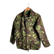 British Air Cadets Jacket Men's Size L DPM Camo Royal Air Force Patch Full Zip
