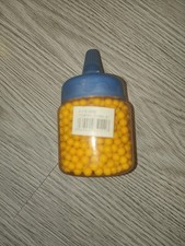 6mm BB Pellets 0.12g Yellow Airsoft Gun Ammo Smooth Polished Plastic 2 PACK