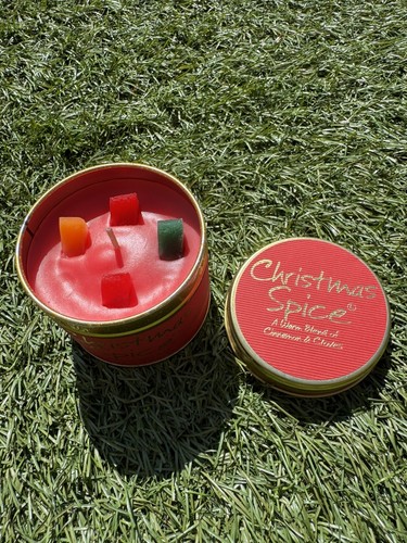 Lily flame scented candle - flame,
