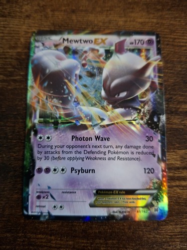Pokemon card mewtwo 162 - mewtwo, ex