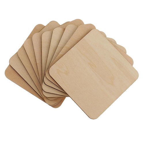 Square embellishment mdf piece - embellishment,