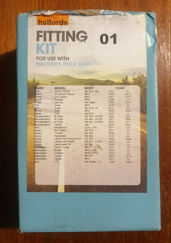 Halfords roof bar - bar, kit