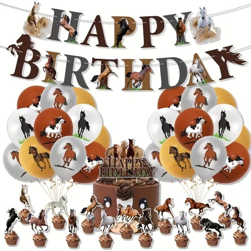 Animal horse theme - horse, birthday