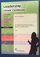 Girlguiding Ranger/senior Section Leadership Octant Certificate - Girl Guides