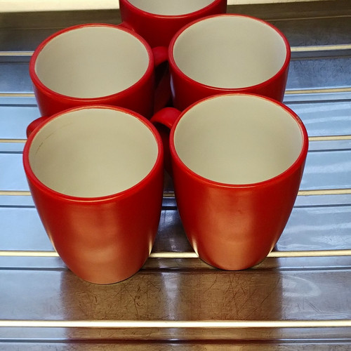 Set red ceramic - set,