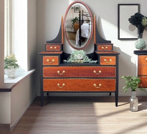 Edwardian inlaid mahogany - inlaid,