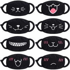 AOZUO Pack of 8 Cute Cat Face