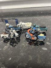 Vintage 5 Various Small Bike Die Cast Vehicles