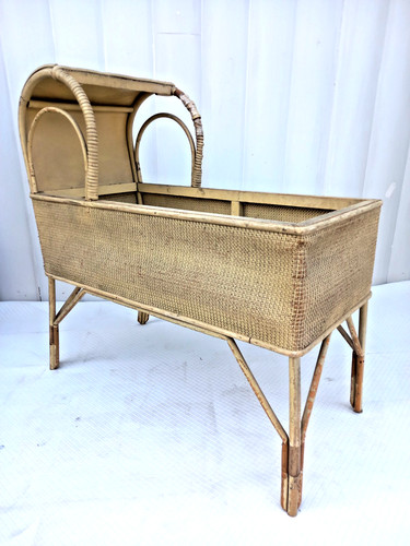 Vintage doll wicker - doll,