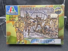 Italeri 6034 British Paratroopers Red Devils 50 Figures 1/72 Scale Sealed.