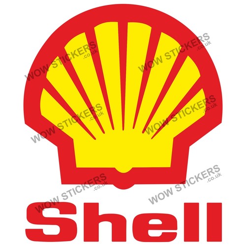 Shell logo car stickers - car, laptop