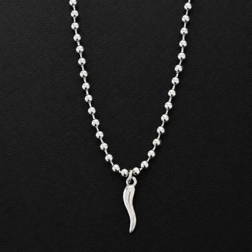 Italian horn pendant necklace - italian,