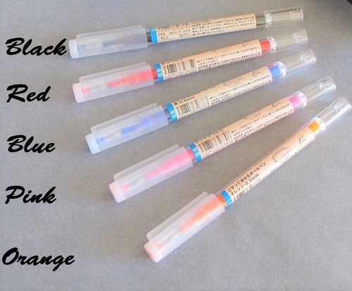 Muji erasable ballpoint pen - muji, w/