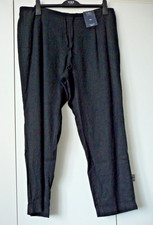 BNWT  M&S Black Peg Leg Linen