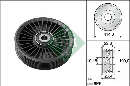 Ina belt deflection pulley - ina, v-belt